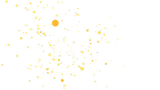 闪烁金色粒子光点GIF动态图金色光斑粒子元素